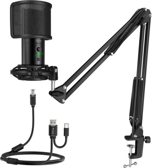 T683 Usb Mikrofon Yayıncı Kayıt Seti - Condenser - Youtuber - Gamer Mikrofon Paketi