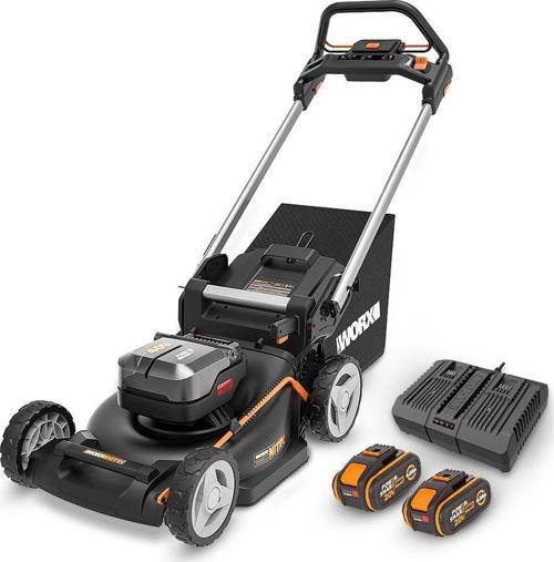 WG749E 40Volt 4.0Ah. Li-ion 46CM Profesyonel Kömürsüz Şarjlı Çim Biçme