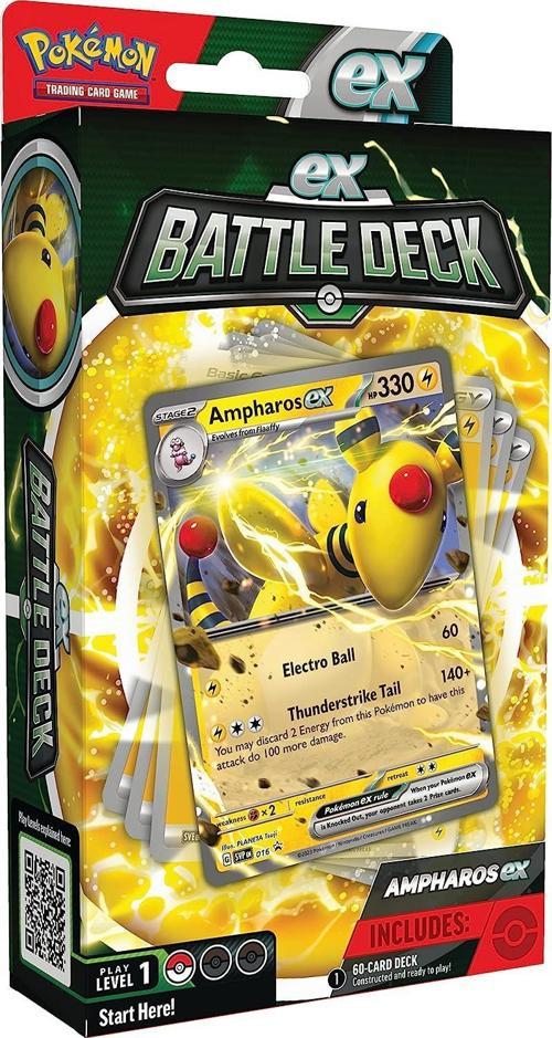 Tcg Ampharos EX League Battle Deck