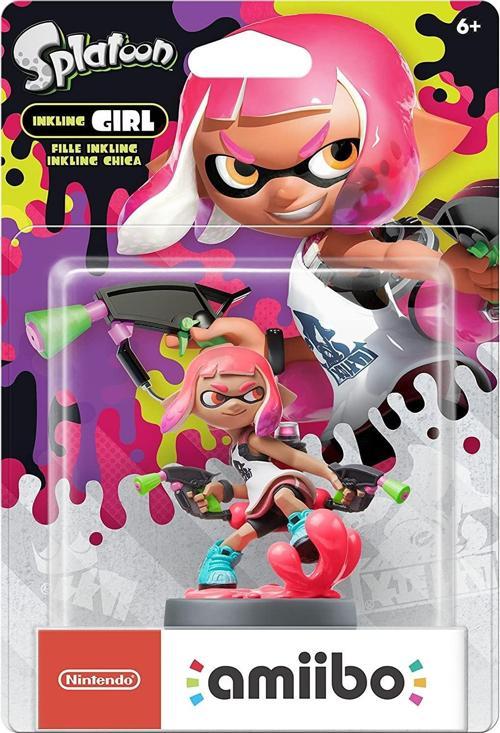 Amiibo New Inkling Girl Neon Pink