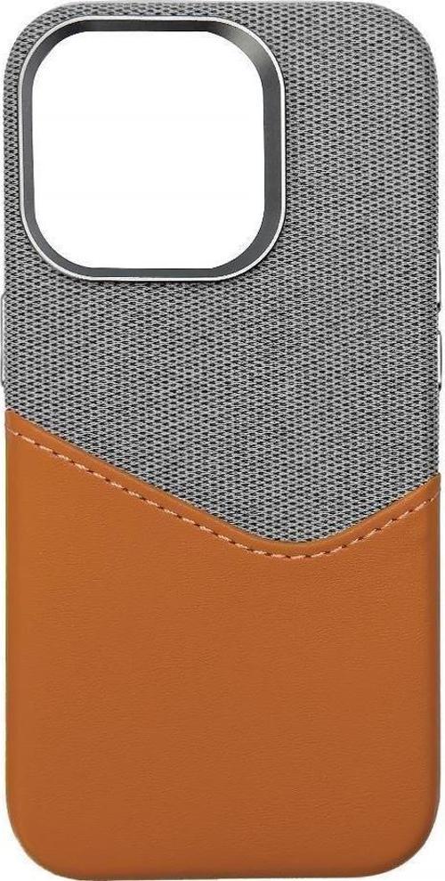 Iphone 14 Elega Deri Kılıf - Turuncu