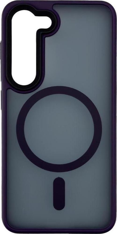 Samsung S23 Solis MagSafe Kılıf - Mor 