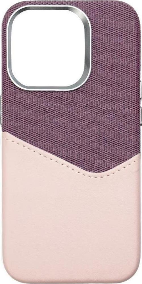 Iphone 15 Elega Deri Kılıf - Pembe
