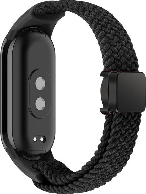 Xiaomi Mi Band 8 Mi Band 9 Uyumlu Manyetik Mıknatıslı Band Örgü Kordon Kayış