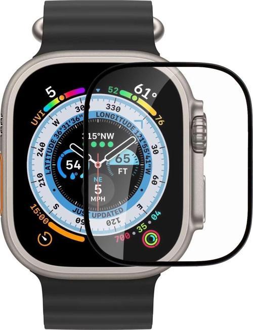 Apple Watch Ultra 49mm Uyumlu 3D Full Ekran Koruyucu