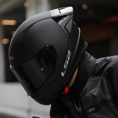 Rapid 2 Mat Siyah Full Face Motosiklet Kaskı Siyah Vizörlü