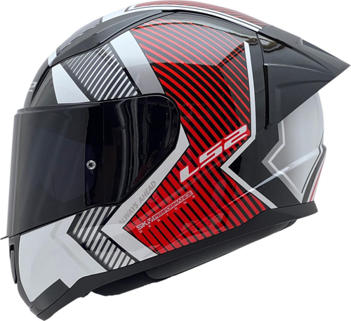 Rapid 2 Extra Race Full Face Motosiklet Kaskı Yarış Spoiler +  Siyah Vizörlü