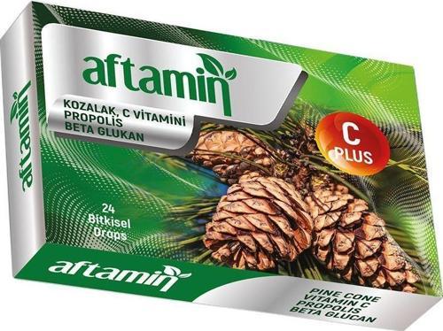 Alftamın 24'Lü Pastil | Kozalak Propolis Beta Glukan C Vitaminli Bitkisel Drops