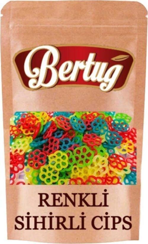 Renkli Sihirli Cips Yağda Açılan Suriye Cipsi 1 Kg