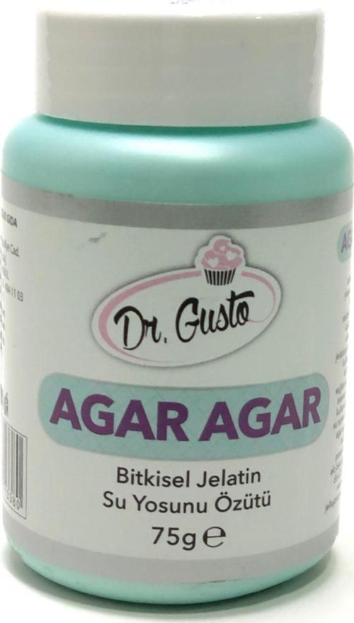 Dr Gusto Agar Agar Tozu- Bitkisel Jelatin (75 Gr)
