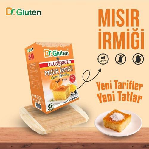 Dr.Gluten Glutensiz Mısır İrmiği 1 Kg Corn Semolina 1000 Gr
