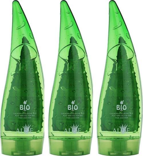 Aloe Vera Jel + Collagen + Hyaluronic Acid 250 Ml Aloe Vera X 3 Adet