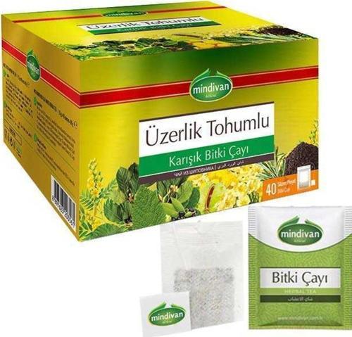 Siftaholsun Bakkal Üzerlik Tohumlu Çay 40'Lı Premium Süzen Poşet