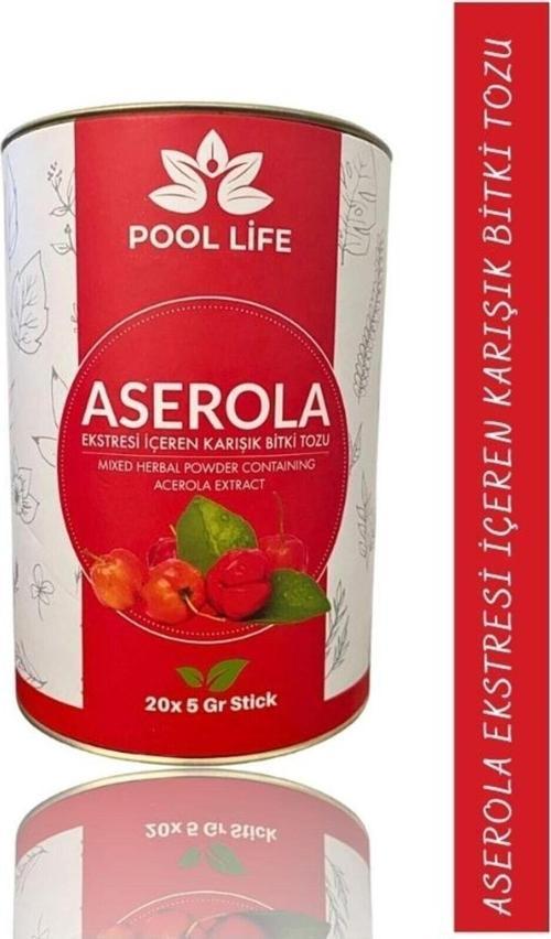 Aserola Tozu Aserola Ekstresi Içeren Karışık Bitki Çayı 20Li Stick