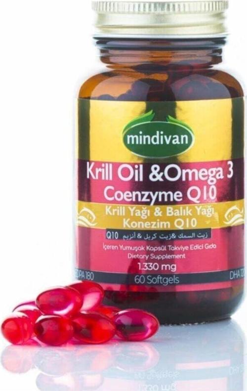 Krill Oil & Omega 3 1330 Mg Balık Yağı 60 Softjel & Coenzyme Q10