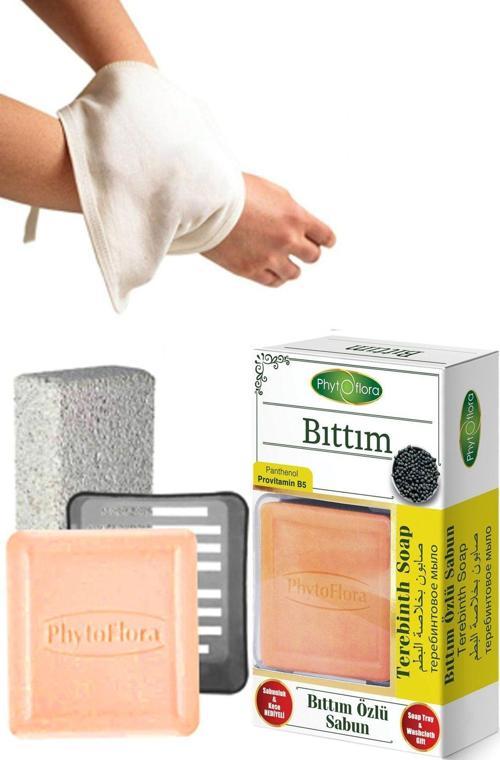 Bıttım Sabunu Ve Banyo Kesesi, Katı Sabunluk