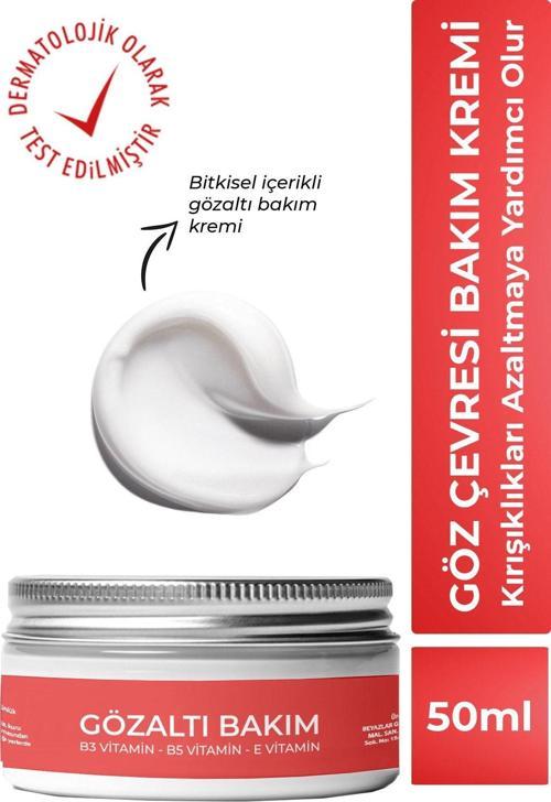 Kırışıklık Karşıtı Göz Çevresi Kremi, Göz Altı Kremi, Yoğun Nem Desteği Ile 50Ml