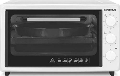 3001 36 Litre 1465 Watt Beyaz Midi Fırın Ms20002