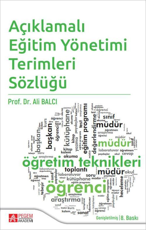 Açıklamalı Eğitim Yönetimi Terimleri Sözlüğü