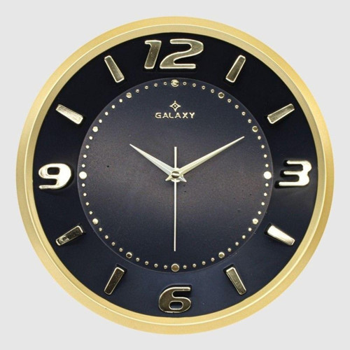 Aypaş Ayp 78-Ka Duvar Saati Siyah Gold Varak Ds