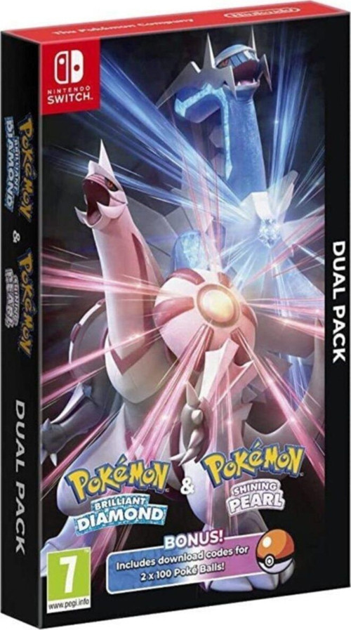 Pokemon Brilliant Diamond + Shining Pearl Switch Dualpack
