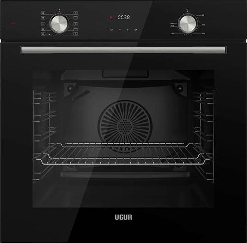 UAF 6011D SCPET A Enerji Sınıfı 10 Programlı Fry Art Siyah Ankastre Fırın