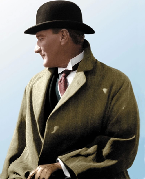 Siyah Renk Atatürk Şapkası