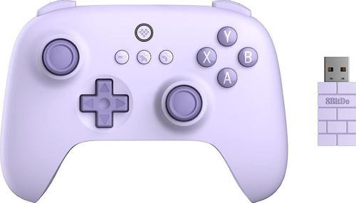 Ultimate C 2.4g Kablosuz Controller, Windows PC, Android, Steam Deck & Raspberry Pi Lila Mor
