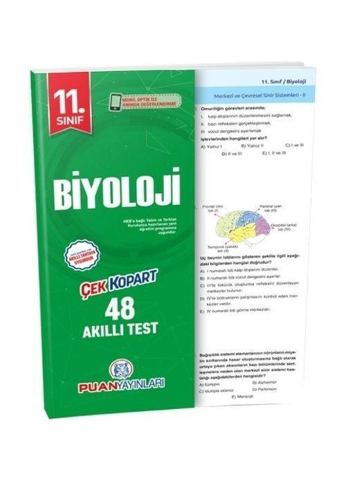 11. Sınıf Biyoloji Yaprak Test Puan Yayınları
