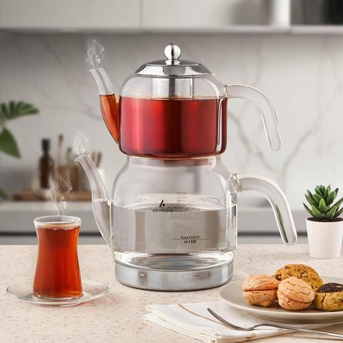 Brillante Cam Çaydanlık