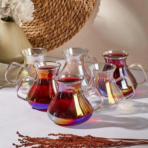 Ehl-i Keyf Luster 6'lı Çay Bardağı Seti 200 ml