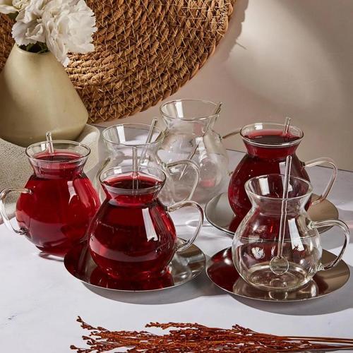Keyf-i Ala 18 Parça Çay Bardağı Seti 200 ml