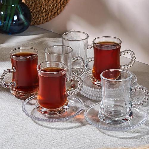 Pearl 12 Parça 6 Kişilik Çay Bardağı Seti 180 ml