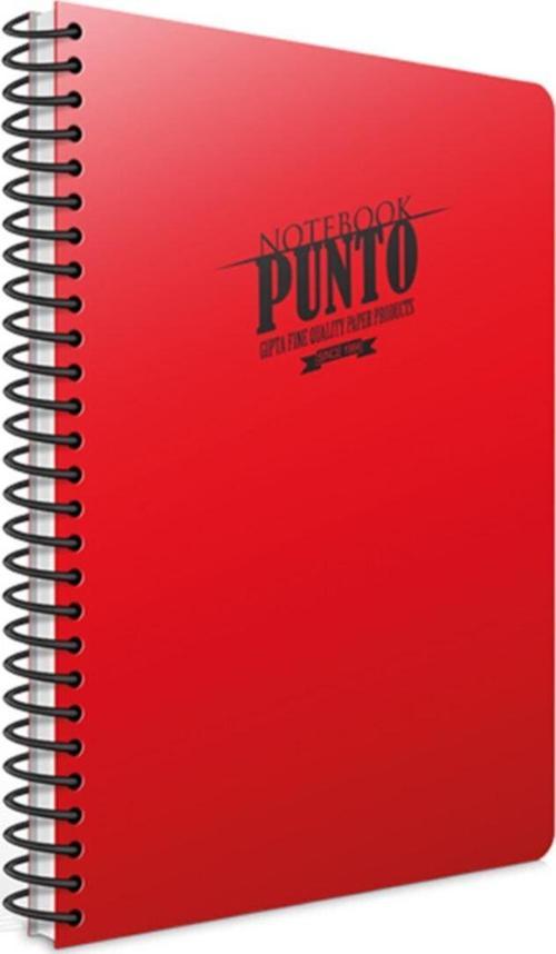 Punto A4 120 Yaprak Çizgili Plastik Kapak Spiralli Defter