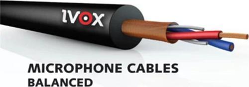 İvox Vb 226 Ultimate 2X0,22 Mm100 Metre Siyah Mikrofon Kablosu