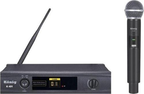 K-401 El Tek Kanal Uhf Telsiz Mikrofon