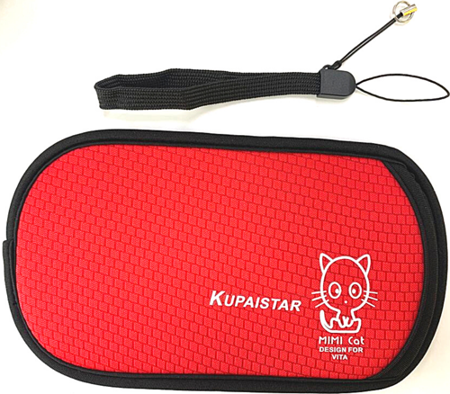 Ps Vita Yumuşak Soft Kırmızı Taşıma Kılıfı Ve Bileklik Ps Vita Soft