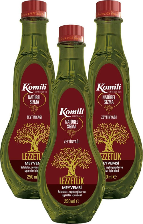 Natürel Sızma Zeytinyağı 250 ml x 3 Adet