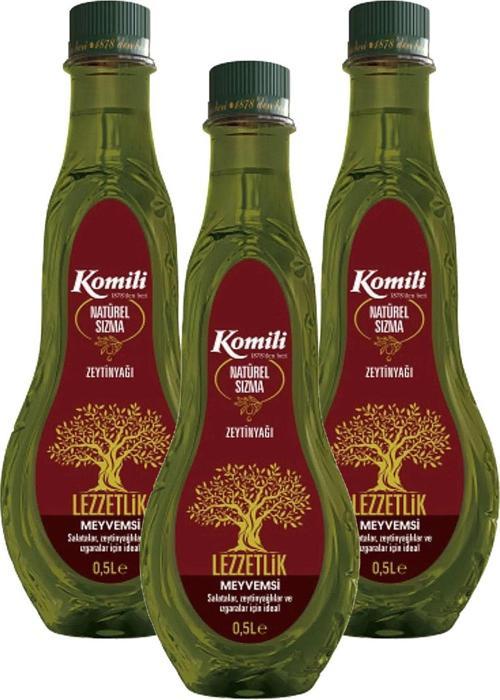 Natürel Sızma Zeytinyağı 500 ml x 3 Adet