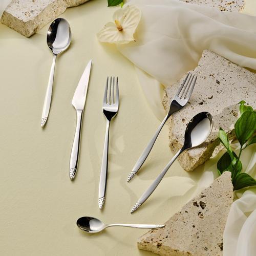 Bore Platin 6 Kişilik 36 Parça Çatal Kaşık Bıçak Takımı