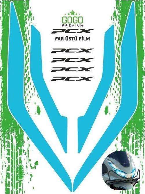 Far Üstü Film Mavi Honda Pcx 125 2021-2024