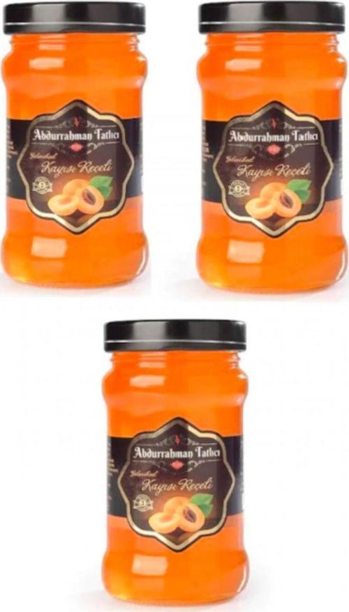 Kayısı Reçeli 380 gr Cam X 3 Adet