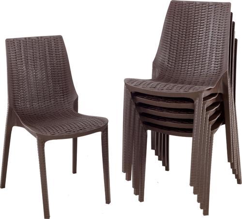 Nirvana Sandalye (6 Adet) Kahverengi