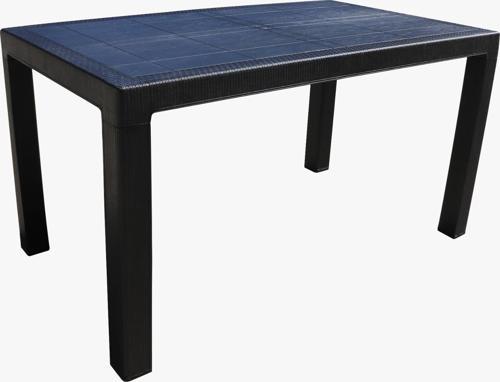 80x140 Elit Rattan Masa Kahverengi