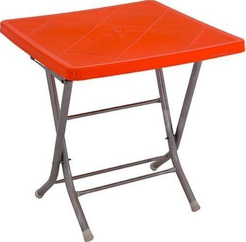 80x80 Katlanır Ayaklı Masa Turuncu