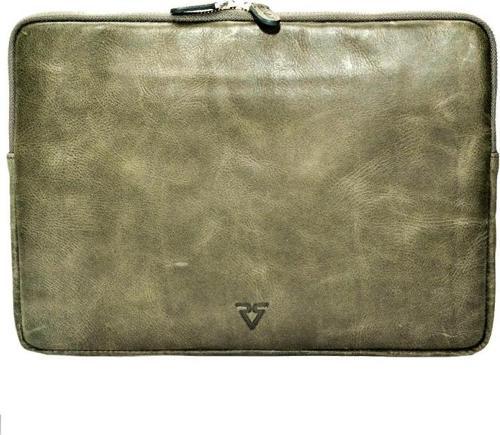 ® GERÇEK DERİ LAPTOP ASKILI CLUTCH ÇANTA / 6218 YEŞİL (DUMANLI)