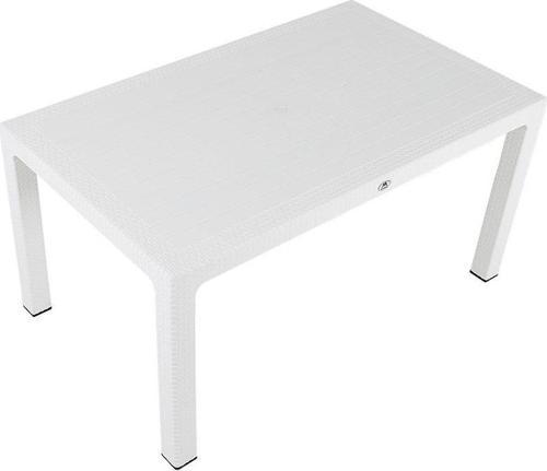90x150 Elit Rattan Masa BEYAZ