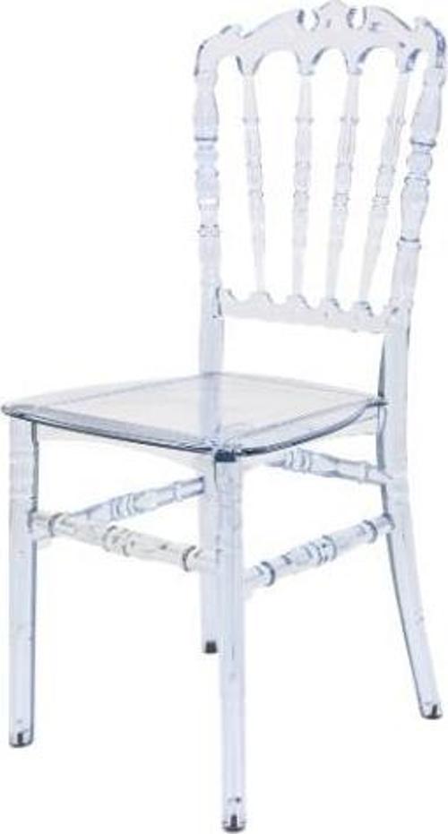 Karmen Şeffaf Kırılmaya Dayanıklı Sandalye Model 9 (6 Adet)
