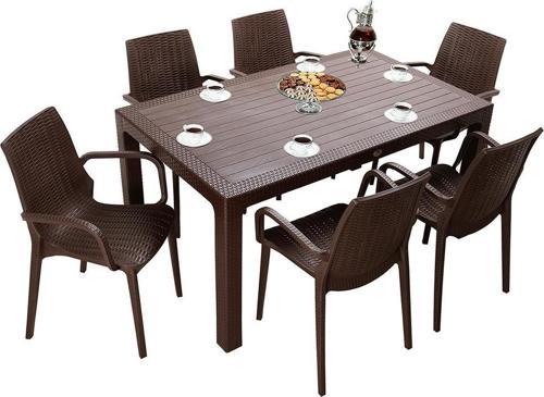 Elit Rattan 90x150 Nirvana Koltuk Masa Takımı