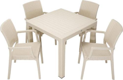 Elit Rattan 90x90 Elit Koltuk Masa Takımı ÇÖLBEJİ